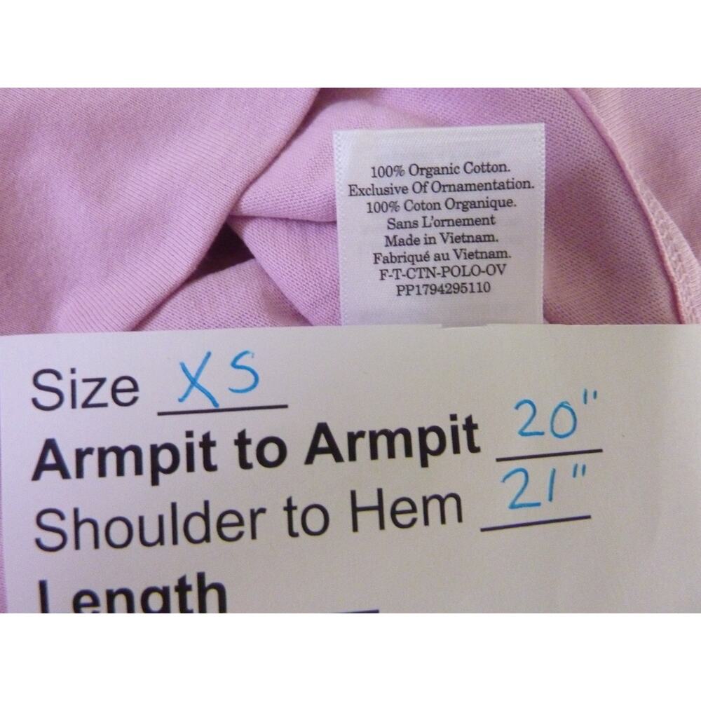 NWOT Everlane The Retro Jersey Polo Mauve Bone Purple size XS - Picture 8 of 8